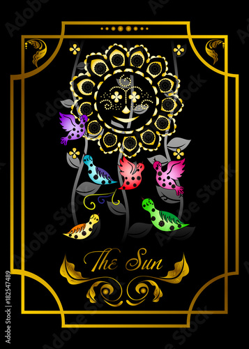 the sun card