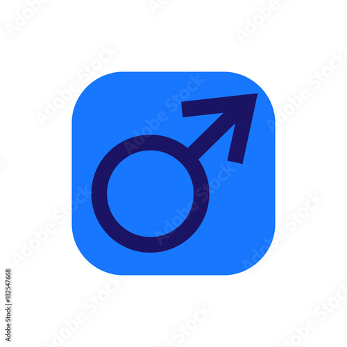 Icon with man symbol.