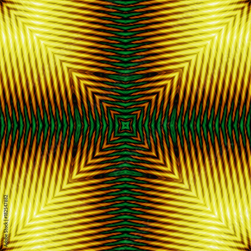 abstrakt fraktal farbgradient symmetrisch illustration