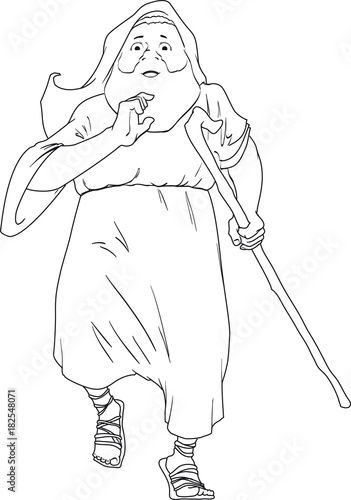 Happy running shepherd