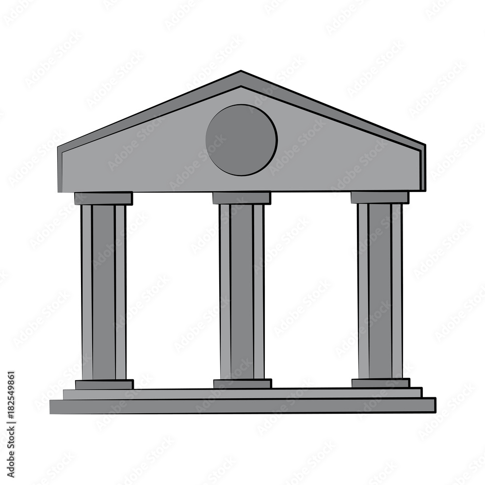 Bank building symbol icon vector illustration graphic design Bank building symbol icon vector illustration graphic design