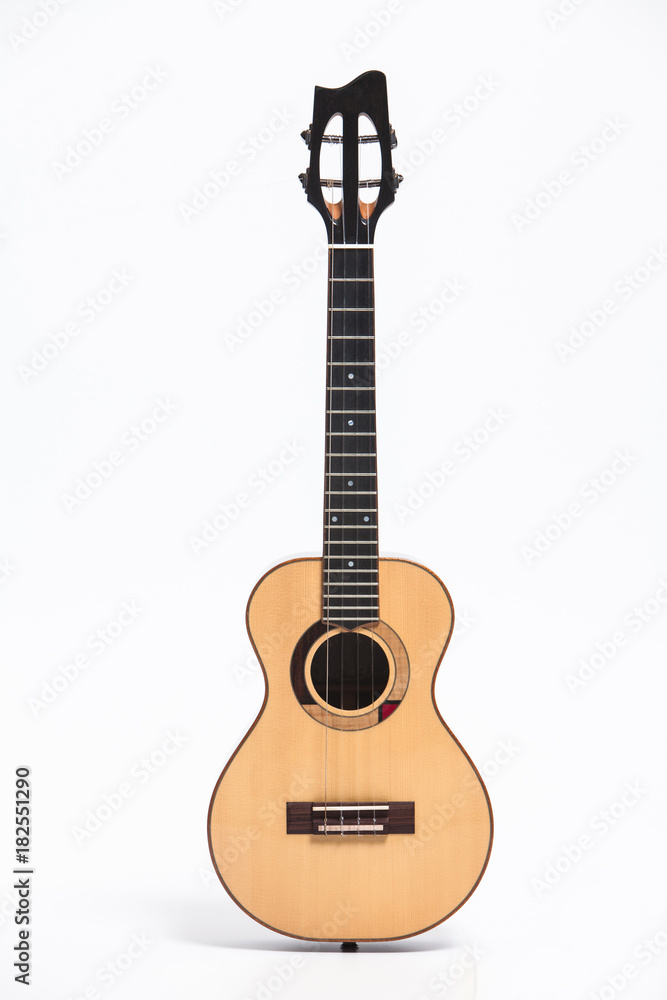 Obraz premium Tenor Ukulele on a white background 