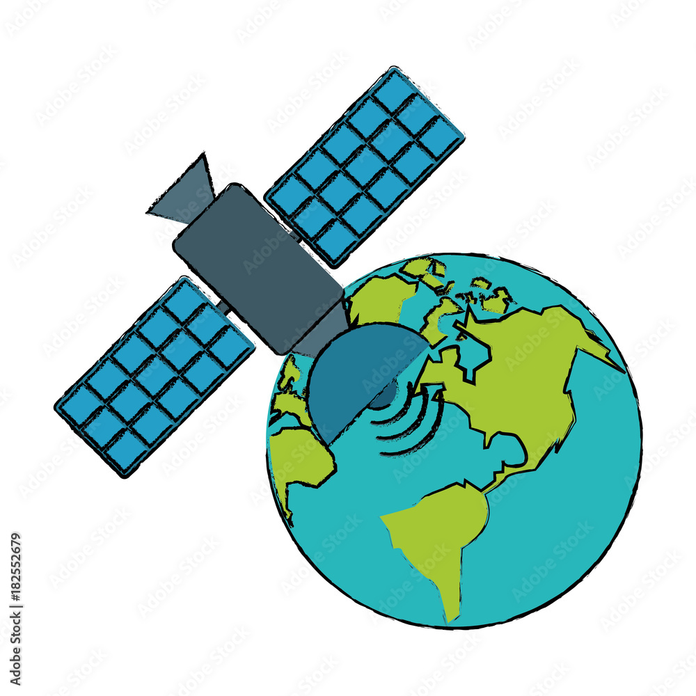 space satellite vector