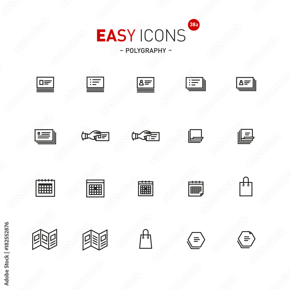 Easy icons 38a Polygraphy Easy icons 38a Polygraphy