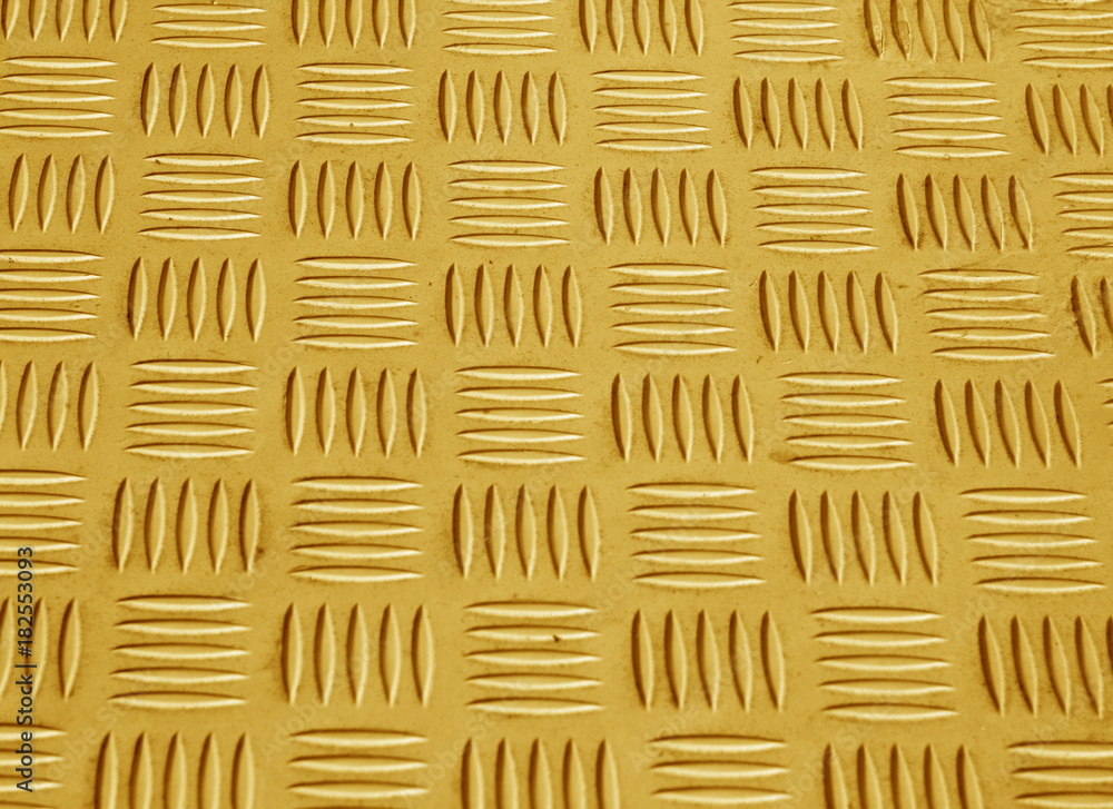 Fototapeta premium Orange color metal floor pattern with blur effect.