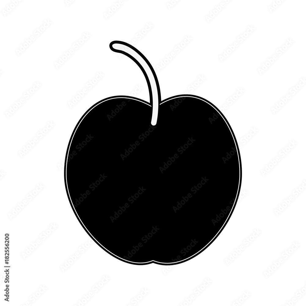 Delicious apple fruit icon vector illustration graphic design Delicious apple fruit icon vector illustration graphic design