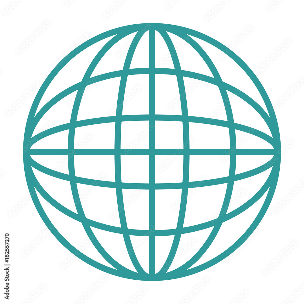 sphere planet isolated icon vector illustration design