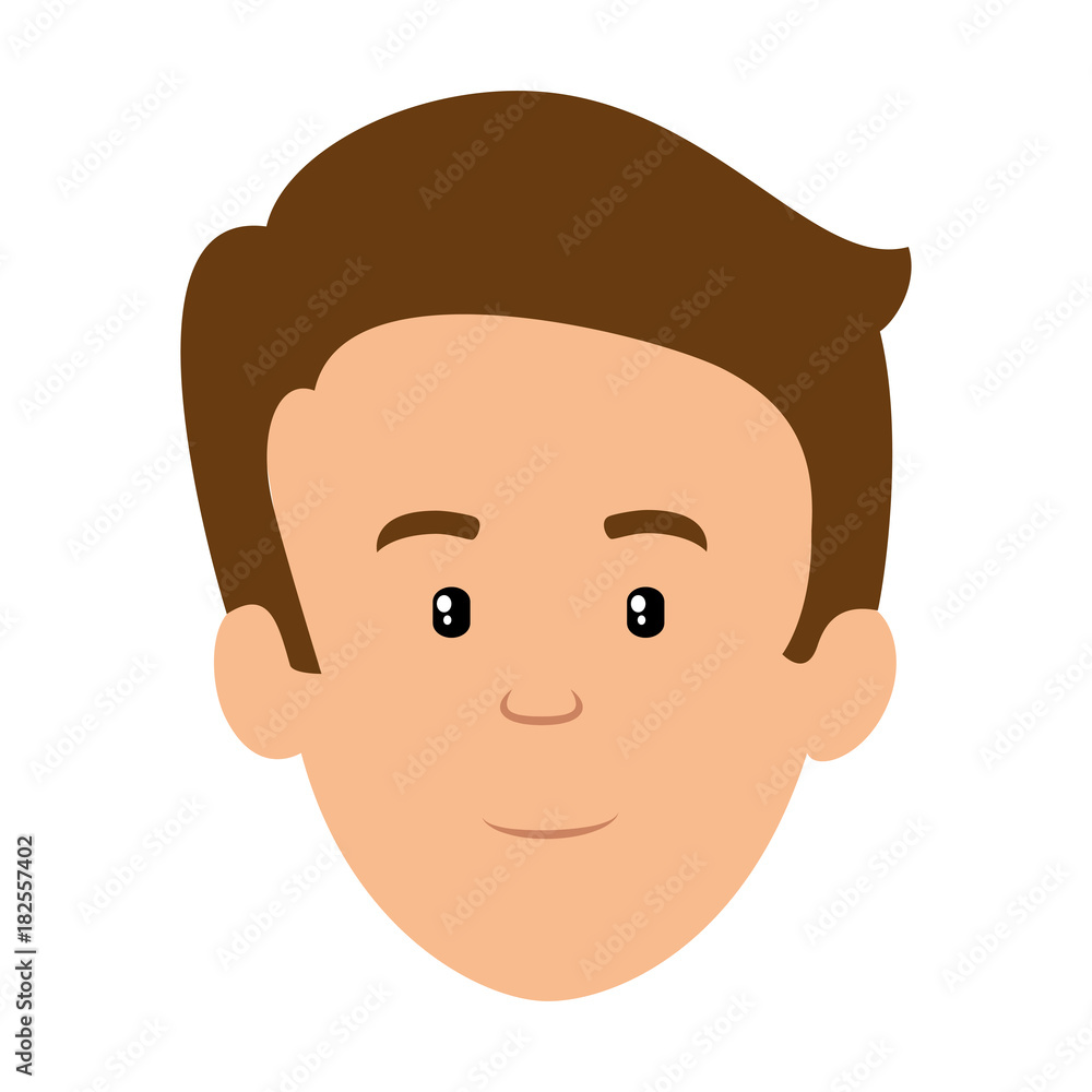 young man head avatar character vector illustration design young man head avatar character vector illustration design