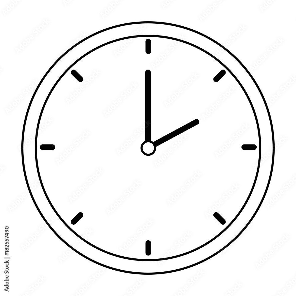 time clock isolated icon vector illustration design time clock isolated icon vector illustration design