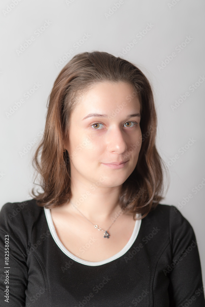 girl with brown eyes