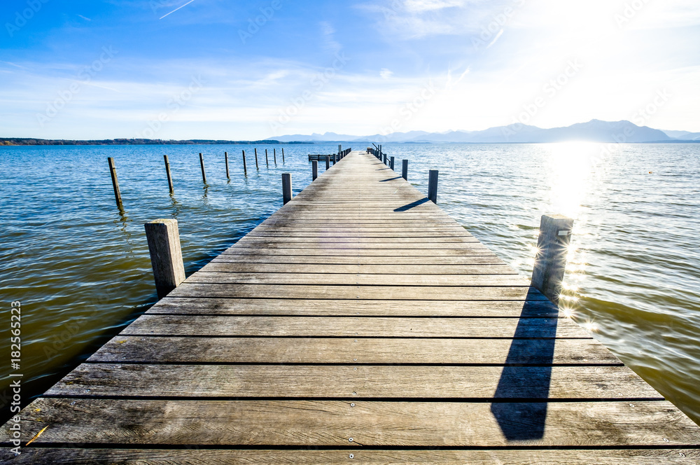 Fototapeta premium jezioro Chiemsee