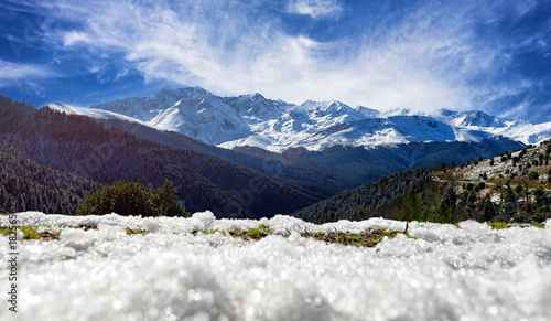 beautiful landscape of the french Pyrenees mountains © Philipimage