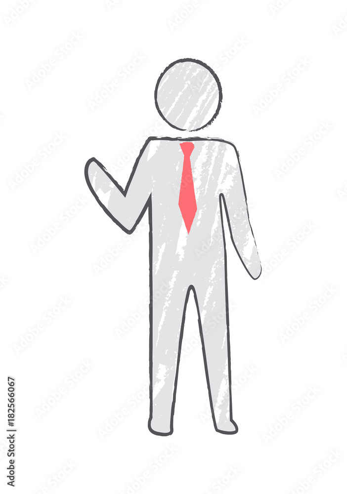 Businessperson with Tie Icon Vector Illustration Businessperson with Tie Icon Vector Illustration