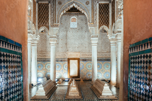 saadian tombs of marrakech, morocco