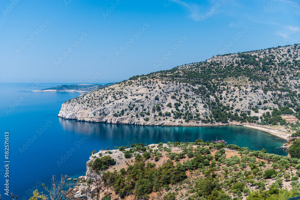 Amazing view in the Thassos island, greece Amazing view in the Thassos island, greece