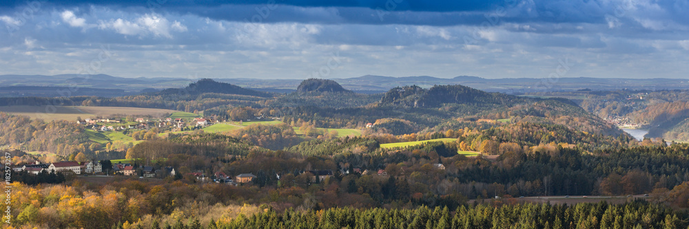 Blicke über die Sächsische Schweiz