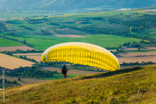 Paradigling in the air
