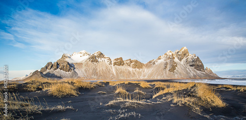 Vestrahorn mountains with a...