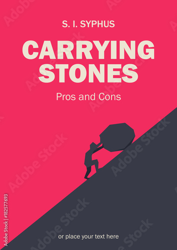 Foto Book cover creative funny concept