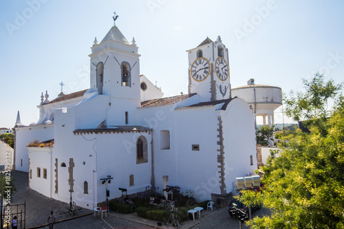 Tavira, Portugal - July 2017. Tavira , Algarve, Traditional architecture in the South Portugal photo