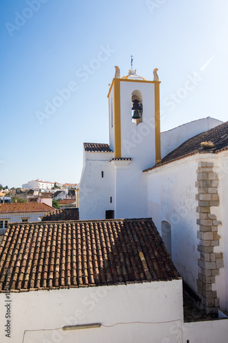 Tavira, Portugal - July 2017. Tavira , Algarve, Traditional architecture in the South Portugal photo