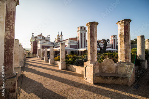 Estoi, Portugal - July, 2017: Estoi Palace and garden Estoi, Algarve, Portugal, Europe photo