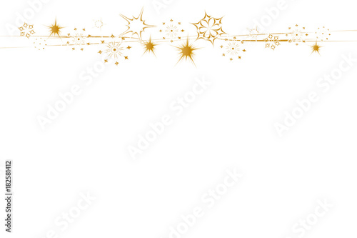 Weihnachten Hintergrund abstrakt mit goldenen Sternen