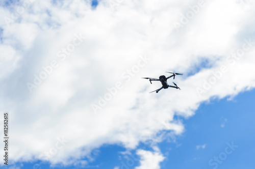 Quadcopter in the sky