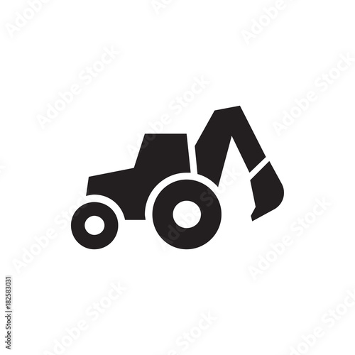 excavator icon illustration