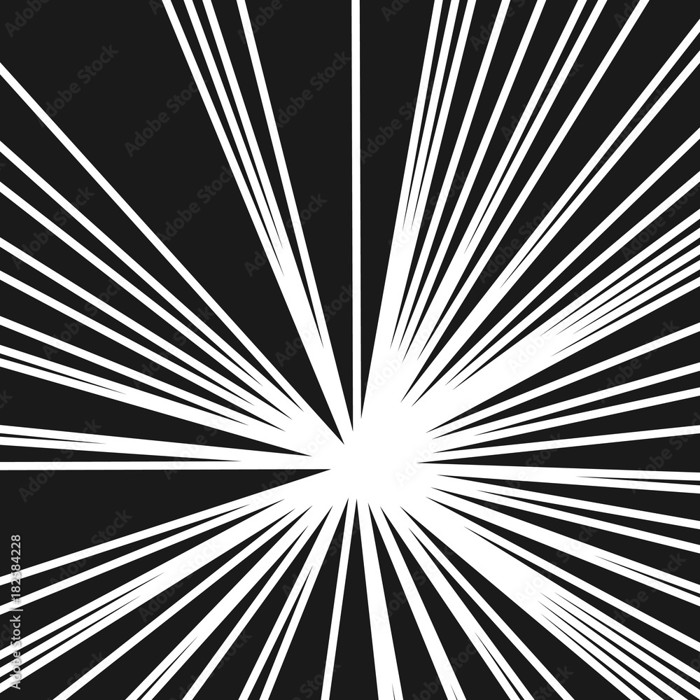 Obraz premium Abstract Rays of Light and Background