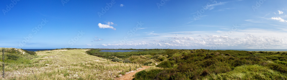 Hammersee auf der ostfriesischen Nordseeinsel Juist in Deutschland, Europa.