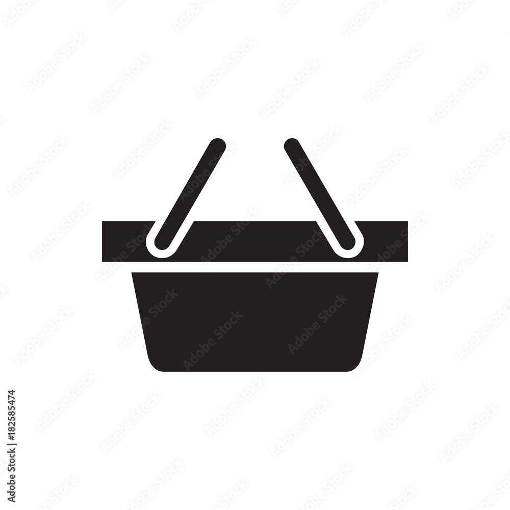 shopping basket icon illustration shopping basket icon illustration