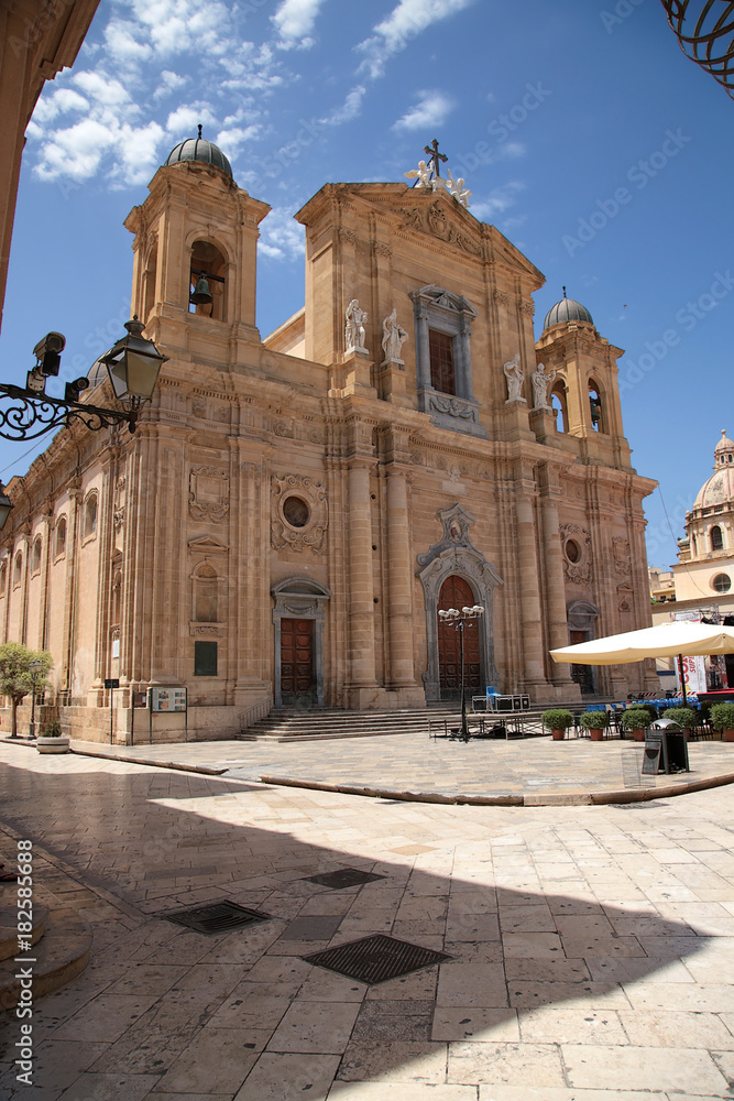 Marsala, Sicily, Italy. The medieval cathedral