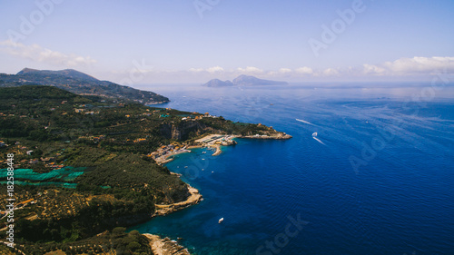 The coastline of Italy is from the air © jul14ka