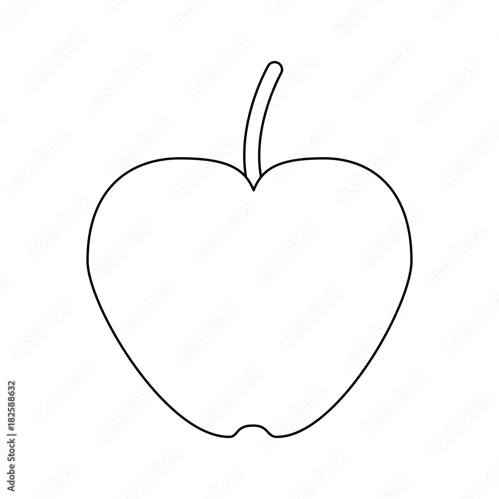Apple delicious fruit icon vector illustration graphic design Apple delicious fruit icon vector illustration graphic design