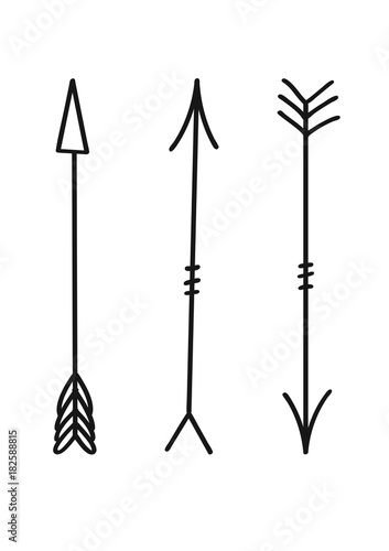 three black arrows