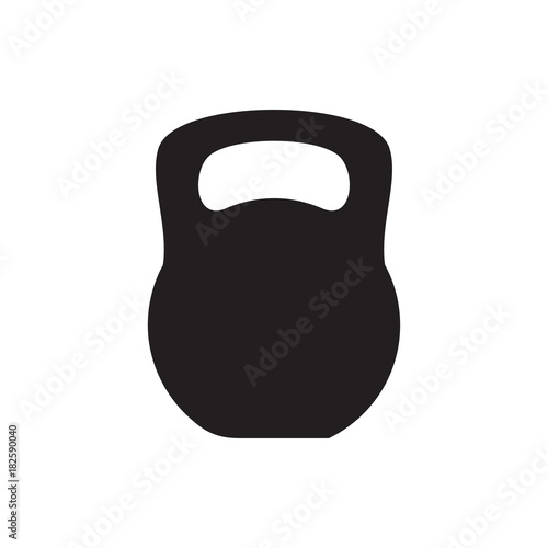 kettle bell icon illustration
