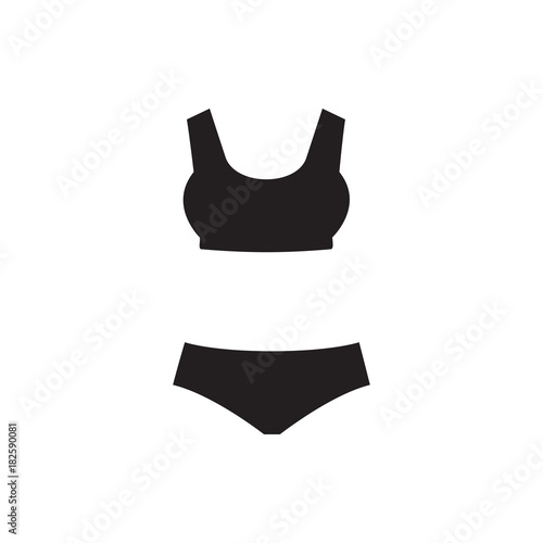 swim suit icon illustration