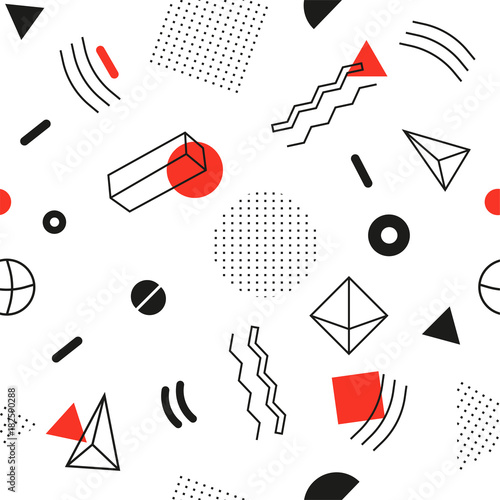 Seamless abstract pattern - modern material design background