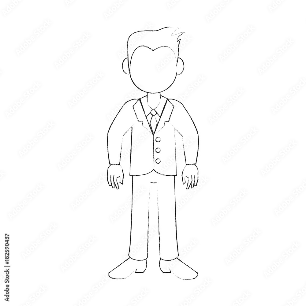 Businessman avatar cartoon icon vector illustration graphic design Businessman avatar cartoon icon vector illustration graphic design
