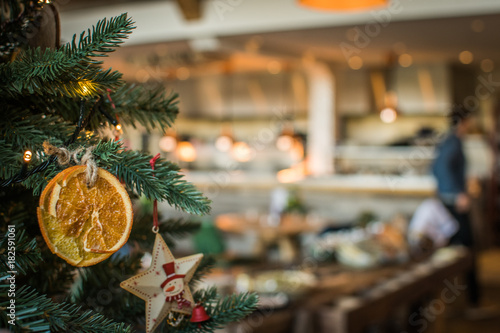 Canvas Print Christmas Decoration Bar