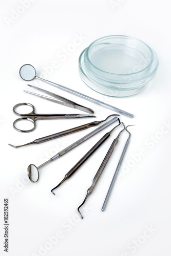 dental equipment white metal clinic dentist