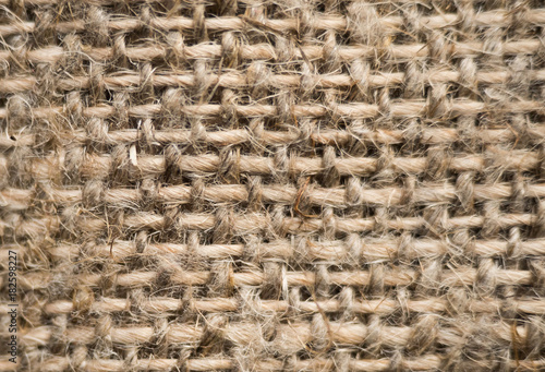 Burlap background and texture. Close up view