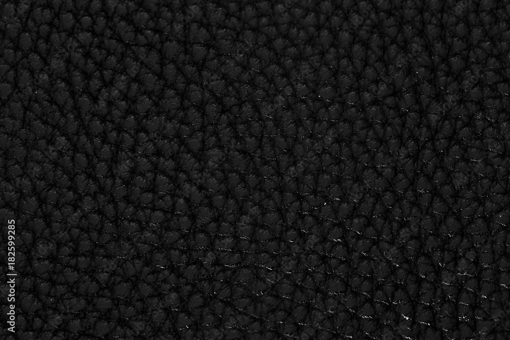 Schwarze Lederstruktur