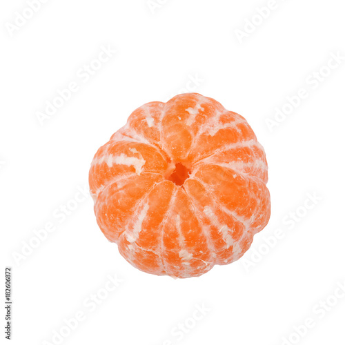 ripe juicy peeled mandarin orange