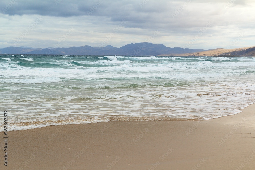 Cofete beach in Fuerteventura, Canary Islands Cofete beach in Fuerteventura, Canary Islands