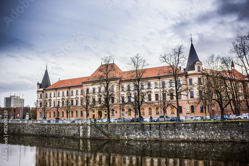 December in Ceske Budejovice, Czech republic.