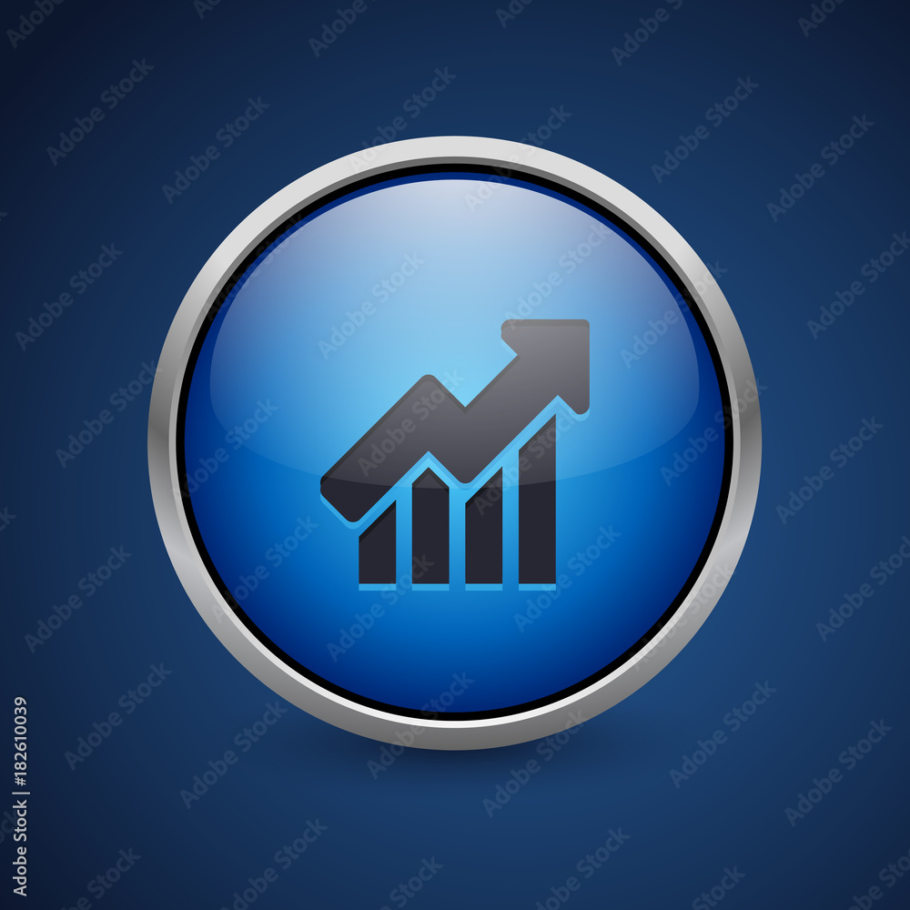 Push Button - Dark Blue Web Icon Push Button - Dark Blue Web Icon