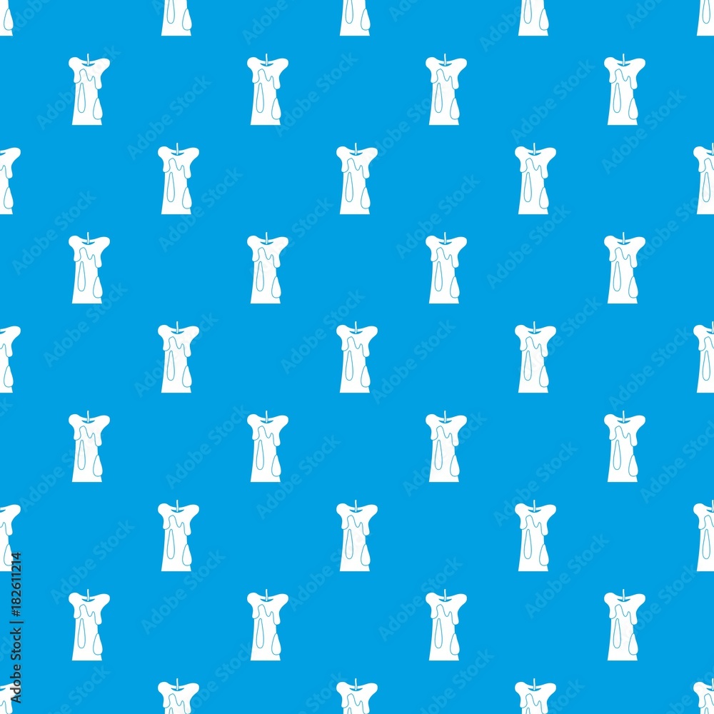 Long candle pattern seamless blue Long candle pattern seamless blue
