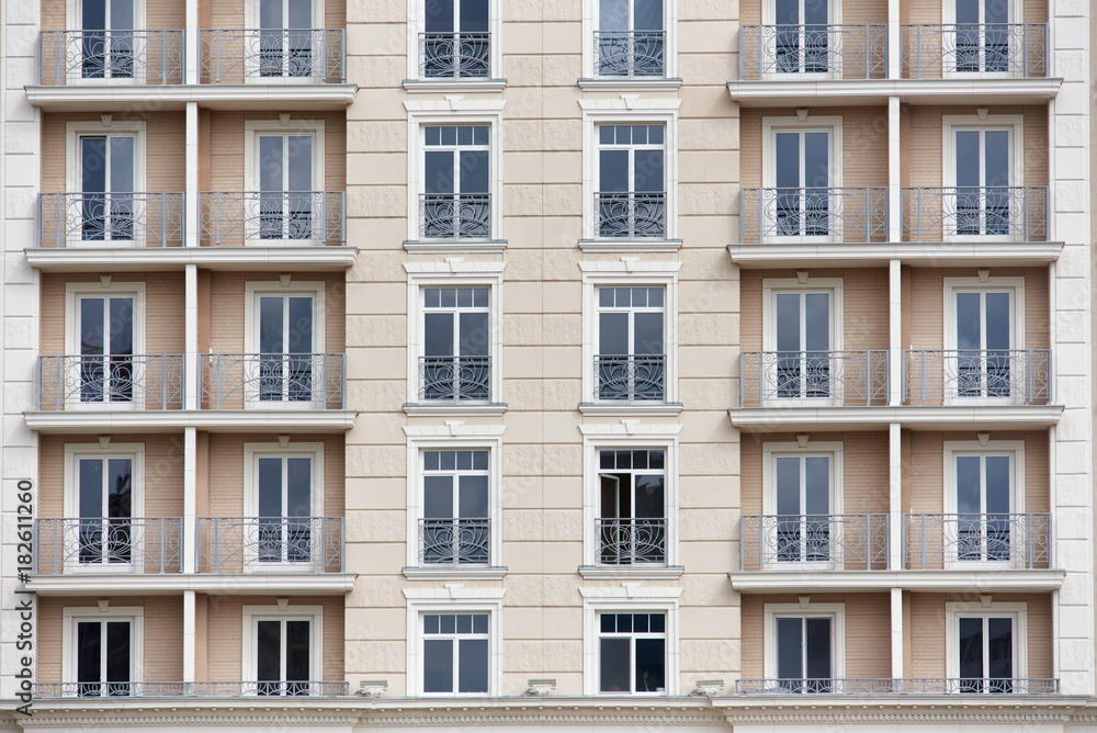 Facade of business center